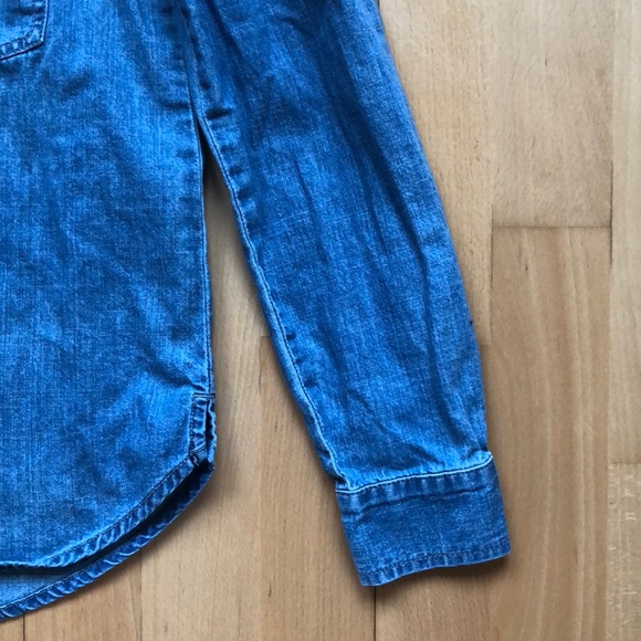 Madewell Denim Zip-Front Popover Shirt - Picture 7 of 8